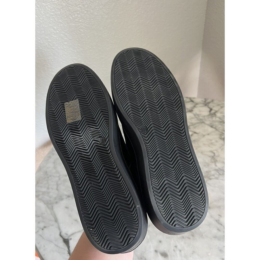 Emporio Armani Black Velvet Slip SoHo Loafers Size 38.5 - Picture 6 of 6